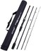 Goture Fishing Rods - CastingSpinning Fishing Rods - Portable 24 Sections Lightweight Carbon Fiber Poles M Power MF Action 6.6ft - 7ft