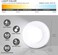 STAR-SPANGLED 4 LED Push Light Stick on Anywhere Tap Light Battery Powered Led Puck Lights with Traceless Adhesive Tape for Closets, Cabinets, Stairs, Drawer, Bookcase (Cool White, 5 Pack