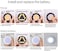 STAR-SPANGLED 4 LED Push Light Stick on Anywhere Tap Light Battery Powered Led Puck Lights with Traceless Adhesive Tape for Closets, Cabinets, Stairs, Drawer, Bookcase (Cool White, 5 Pack