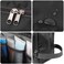 WANDF Toiletry Bag Small Nylon Dopp Kit Lightweight Shaving Bag for Men and Women (Black