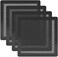 HFEIX PC Fan Dust Filter Computer Case Fan Magnetic Frame Dust Filter Fine PVC Mesh,Length 120&Atilde;&fnof;&acirc;&euro;&rdquo;120mm/4.72 x 4.72 Black -4Pack
