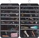 DIOMMELL Hanging Jewelry Organizer 47 Pockets with Zipper for Earrings Necklace Bracelet Ring Accessory Display Storage Bag Travel Holder Box