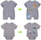 MWOOT (5 SheetsBaby Iron On Transfers Patches Set, Kids Appliques Assorted Car Dinosaur Animal Heat Transfer Stickers for T-Shirt Clothing Jeans Backpack Decorations DIY