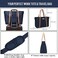 BUG Large Tote Bag for Women Laptop Bag Work Shoulder Tote Bags with Trolley Sleeve