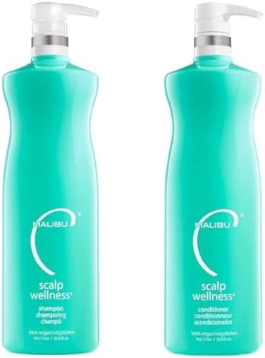 Malibu C Scalp Wellness Shampoo Conditioner Liter Duo