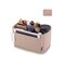 ZTUJO Purse Organizer, Felt Bag Organizer Insert For Speedy, Neverfull, Graceful, Tote, Handbag, Shaper (Large, Lighting Coffee