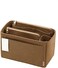 ZTUJO Purse Organizer, Felt Bag Organizer Insert For Speedy, Neverfull, Graceful, Tote, Handbag, Shaper (Large, Lighting Coffee