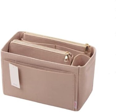 ZTUJO Handbag Organizer, Felt Organizer Bag Organizer Bag for LV Speedy, Neverfull, Graceful, Neverfull, Tote, Bag, Shaper, biege, X-Large