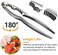 AVIDE (7 Pcs- Crab Leg Crackers and Tools - Shellfish Nut Cracker for Nut Stainless Steel Seafood CrackersForks Cracker Set