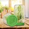 Picowe Plastic Sprouting Jar Strainer Lids, for 86mm Wide Mouth Mason / Canning Jars, Suit for Grow Bean / Salad Sprouts, Alfalfa, 8 Pack(Green