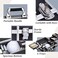 Frenessa Makeup Train Case 12 inch Large Portable Cosmetic Case - 6 Tier Trays Professional Makeup Storage Organizer Box Make Up Carrier with Lockable keys Black