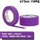 STIKK 3 Pack 1" inch x 60yd Purple Painters Tape 14 Day Easy Removal Trim Edge Finishing Decorative Marking Masking Tape (.94 in 24MM