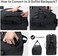 MIER 60L Water Resistant Backpack Duffle Heavy Duty Convertible Duffle Bag with Backpack Straps for Gym, Sports, Travel, Black