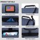 MIER 2 Compartment Lunch Bag for Men Women, Leakproof Insulated Cooler Bag for Work, Bluesteel, Medium