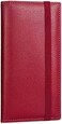 Yarnic Checkbook Cover for Personal Checkbook, Checkbook Holder with Pen HolderBuilt-in Clear Plastic Divider for Duplicate Checks (Dark Red