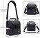 MIER 2 Compartment Lunch Bag for Men Women, Leakproof Insulated Cooler Bag for Work, Dark Grey, Medium