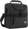 MIER 2 Compartment Lunch Bag for Men Women, Leakproof Insulated Cooler Bag for Work, Dark Grey, Medium