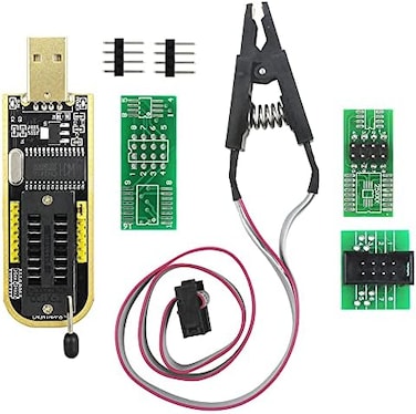 KeeYees SOP8 SOIC8 Test Clip for EEPROM 25CXX / 24CXX with CH341A 24 25 Series EEPROM Flash Bios USB Programmer