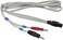Discount TENS Compex Compatible Replacement Lead Wires, 4 Pack, 2mm pin connectors