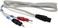 Discount TENS Compex Compatible Replacement Lead Wires, 4 Pack, 2mm pin connectors