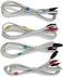 Discount TENS Compex Compatible Replacement Lead Wires, 4 Pack, 2mm pin connectors