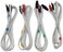Discount TENS Compex Compatible Replacement Lead Wires, 4 Pack, 2mm pin connectors