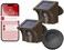 eMACROS Solar Driveway Alarm Sytem Wireless Long Range Outdoor Weather Resistant Motion SensorDetector- Driveway Alarms Wireless Outside MonitorProtect Outside Property