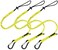 BearTOOLS Tool Lanyard with Buckle Strap &ndash; Clip Bungee Cord &ndash; Heavy Duty Screw Locking Carabiner &ndash; Fall Protection and Safety &ndash; Adjustable Loop End &ndash; Tough Tether &ndash; Construction - 0923YS (3 Pack