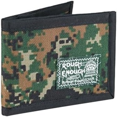 RE ROUGH ENOUGH Rough Enough Boys Wallet for Kids Teens Men Cordura Camo
