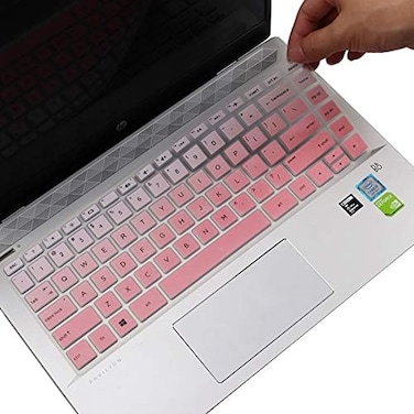 imComor Keyboard Cover for HP Pavilion X360 14"HP Laptop 14t 14z 14-cf 14-dk 14-dq 14-fq Series 14-cf0006dx/cf0012dx 14-dk0002dx 14-dq0011dx/dq1037wm/dq1089wm 14-fq0040nr/fq0050nr Keyboard Skin, Ombre