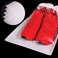 TENABORT 24 Pack Portable Shoe Bags for Travel Large Shoes Pouch Storage Organizer Clear Window with Drawstring for Men and Women White