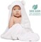 Miniboo Organic Bamboo Hooded Baby Towel - Ultra Soft and Super Absorbent Baby Bath Towels for Newborns, Infants and Toddlers - Suitable as Baby Gifts