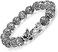 ZenBless Fengshui Prosperity Bracelet 12mm Natural Bead Bracelet Single Silver Pi Xiu/Pi Yao Attract Wealth Health and Good Luck