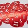 StayMax Aluminum Alloy Oval Number Tag Key Tag with Key Rings