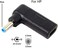 Cablecc USB 3.1 Type C USB-C to DC 4.5 * 3.0mm HP Adapter PD Emulator Trigger 90 Degree Angled