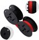 Bigger Replacement for Porelon 11216 Universal Twin Spool Calculator Ribbon for Nukote BR80c, Sharp EL-1197PIII, Dataproducts R3027, Casio DR-210R, Canon MP11DX MP25DV, Black and Red, 12 Pack