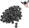 Lind Kitchen 150pcs Disposable Latex Finger Cots Protective Fingertips Gloves Rubber Industrial Fingerstall Sleeves 65mmx25mm (Black