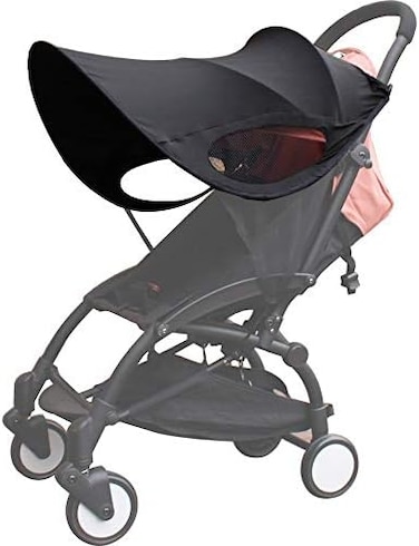 IYWISH Baby Stroller Sun Shade Sun Protection Sun Shade for Strollers Car Seats Pram Pushchair Buggy Stroller Sunshade Parasol Sun Rain Shade Canopy Cover Awning Anti-UV Toddlers Stroller Canopy Sun S