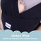 Sleepy Wrap Stretchy Ergonomic Baby Carrier Sling for Newborns to Toddlers - Hands-Free Lightweight Baby Wrap 7-35 lbs (Sable Black