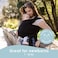 Sleepy Wrap Stretchy Ergonomic Baby Carrier Sling for Newborns to Toddlers - Hands-Free Lightweight Baby Wrap 7-35 lbs (Sable Black