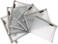 Topfinder Clear Cosmetic Bags Zip Makeup Mesh Bags Pencil Case Pouch Travel Toiletry Kit Set Storage Case ((6A5A3 Grey