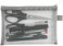Topfinder Clear Cosmetic Bags Zip Makeup Mesh Bags Pencil Case Pouch Travel Toiletry Kit Set Storage Case ((6A5A3 Grey