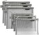 Topfinder Clear Cosmetic Bags Zip Makeup Mesh Bags Pencil Case Pouch Travel Toiletry Kit Set Storage Case ((6A5A3 Grey