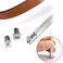 OwnMy 36 PCS Capital Letters and Numbers Stamp Set, 1/4&acirc;&acirc;&sbquo;&not;&Acirc; / 6mm Alphabet Stamp Tools Set Leather Craft Stamping Tools Leather Art Craft Tool