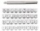 OwnMy 36 PCS Capital Letters and Numbers Stamp Set, 1/4&acirc;&acirc;&sbquo;&not;&Acirc; / 6mm Alphabet Stamp Tools Set Leather Craft Stamping Tools Leather Art Craft Tool
