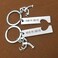 Vadaka Couple Keychain I Found My Lobster You're My Lobster Keychain Couple Set Anniversary Jewelry Wedding Valentine's Day Birthday Gifts for Boyfriend, Girlfriend, Silver, S
