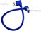 Seadream 1 ft / 30cm USB 3.0 Angled Cable, Male-to-Male, Black, for PC Data Transfer