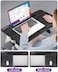 NEARPOW Laptop Desk for Bed, Larger Size Bed Table Laptop Bed Tray, Height and Angle Adjustable Computer Standing Desk Lap Desk with Foldable Legs for Reading and Writing in Bed, Sofa, Couch, Floor