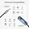 MillSO 1/4 to 3.5mm Headphone Adapter, TRS 6.35mm Female to 3.5mm Male 1/8 to 1/4 Stereo Audio Adapter for Amplifiers, Guitar, Piano, Home Theater Devices to Phone, Laptop, Headphones - 12inch/30cm
