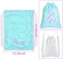 MHJY Sparkly Drawstring Backpack Mermaid Sequin Dance Bag Sports Gym Beach Swim Backpack Birthday Easter Gift Bag